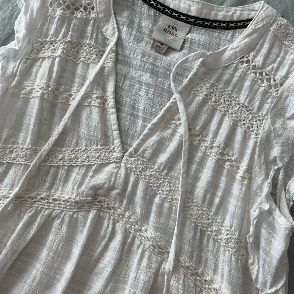 Short Sleeve Peasant Dress